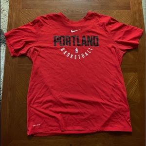 Nike Portland Trailblazers dri-fit shirt